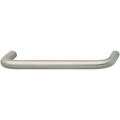 Handle, Steel or Brass 3 1/2" 89 97 x 30 mm 8/32 Essentials Collection, Steel, Satin chrome, 3 1/2 mm CTC Chrome plated, satin-finish