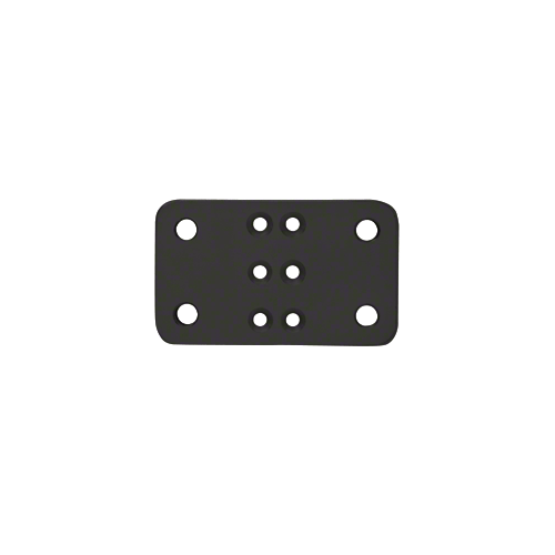 Matte Black Trim-Line 3" x 5" Base Plate