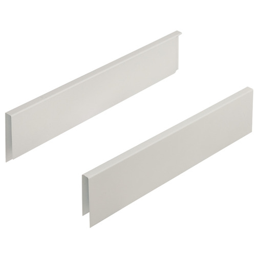 Height Extension Panel, Hafele Matrix Box P 550 mm 21 5/8" For pull out for door front fixing, Length 550 mm (21 5/8"), champagne Champagne colored Pair