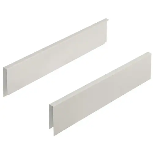 Height Extension Panel, Hafele Matrix Box P 450 mm 17 11/16" For pull out for door front fixing, Length 450 mm (17 11/16"), champagne Champagne colored Pair