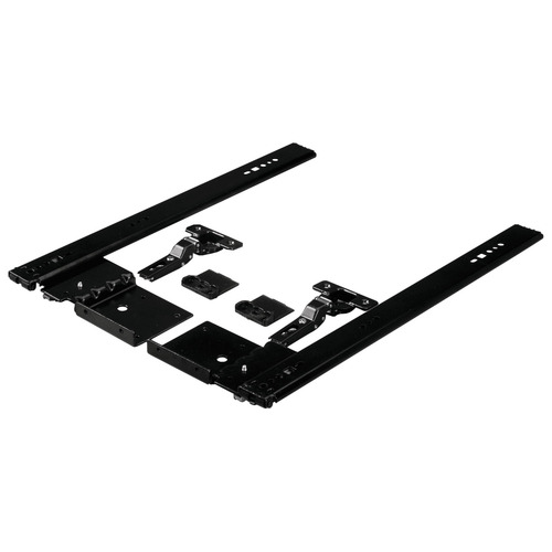 Pocket Door System, Accuride 1234 (Hinges not included) 8 7/8" 6" 14" 354 mm 9 3/8" Length: 354 mm (14") Black, Zinc Pair