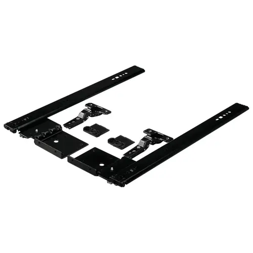 Pocket Door System, Accuride 1234 (Hinges not included) 21 1/2" 18 5/8" 26" 659 mm 21 3/8" Length: 659 mm (26") Black, Zinc Pair