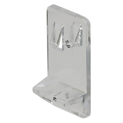 Shelf Support, Heavy Duty, diameter 5 mm Double pin for 32 mm locks, 3/4" or 1" shelves, Transparent Transparent