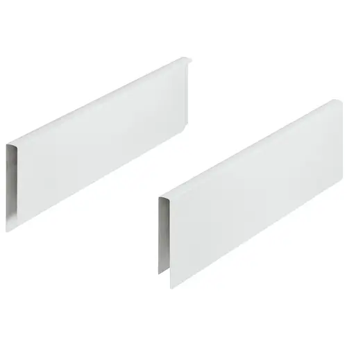 Height Extension Panel, Hafele Matrix Box P 550 mm 21 5/8" For gallery railing system, Length 550 mm (21 5/8"), metallic white White, powder coated Pair