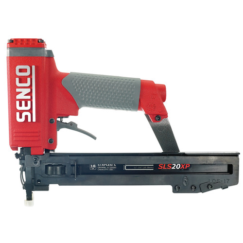 1/4" Crown, 1 1/2" Fine & Medium Wire Stapler, 18 Gauge Senco, SLS20XP-L Red Gray Black