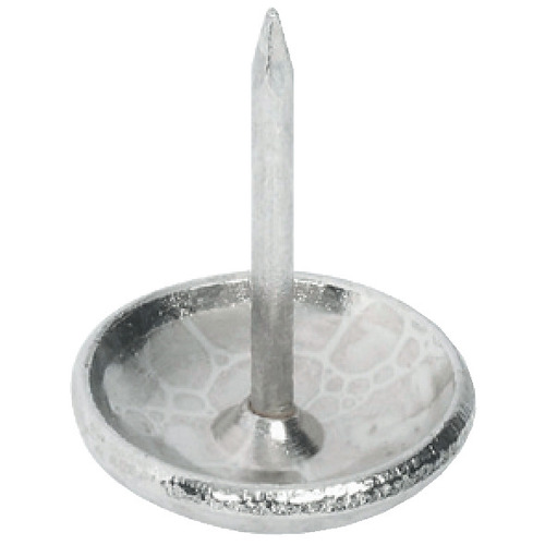 Hafele 650.01.130 Furniture Glide, Knock-in 1/2" 13 mm 5/32" 3.5 mm 14 mm diameter 13 mm (1/2") Nickel plated