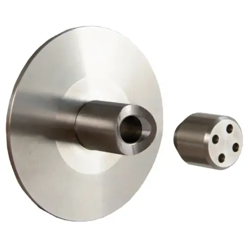 Wall Attachment Bracket, diameter 60 mm (2 3/8") with 19 mm (3/4") Spacer For Barn Door Hardware, 2 pc set