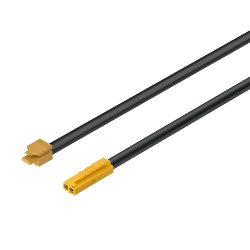 Lead with Snap-In Connector, Hafele Loox5, modular For modular lights and other modular devices, Cable length: 1 m (39 3/8"), 12V