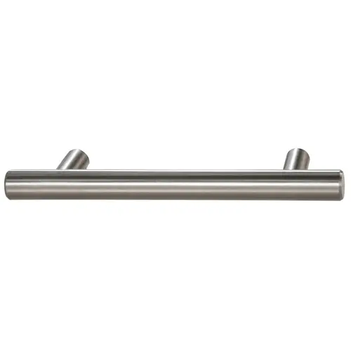 Bar Handle, Steel 3 1/2" 3 1/2" 89 129 x 35 mm M4 Cosmopolitan Collection, Brushed nickel, 3 1/2" CTC, M4 screw thread Nickel plated, brushed