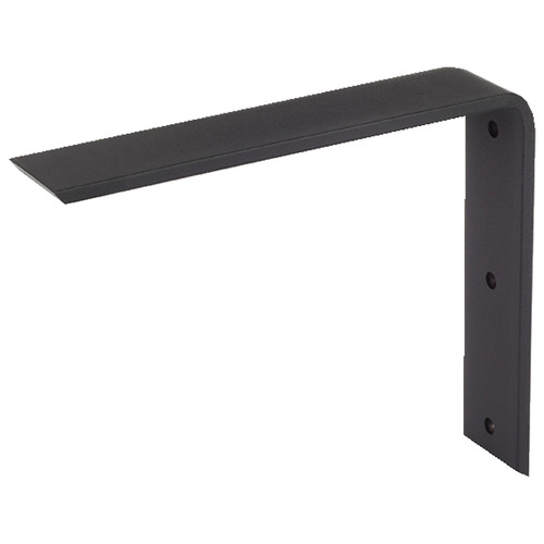 Front Mounting Bracket, Centerline Countertop Support 6" 6" D x H: 152 x 152 mm (6" x 6"), black