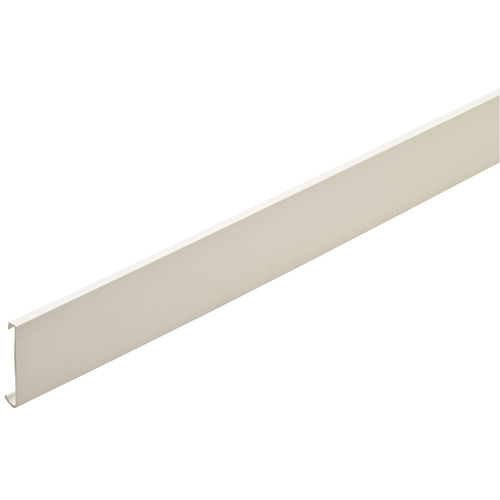 Wall Rail Cover Strip, for Wall Rail, 290.11.901/907 93" White, 93" length - pack of 25