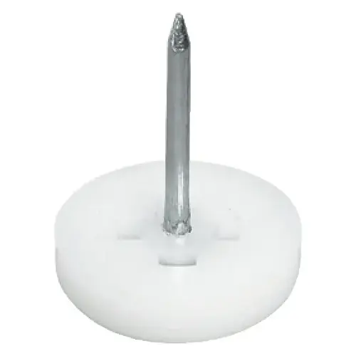 Furniture Glide, Height 5 mm, Knock-in 5/8" 16 mm 6 mm diameter 16 mm (5/8"), white