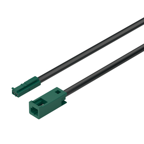 Extension lead, Hafele Loox5 monochrome, 24 V, 18 AWG 11 13/16" for Loox5 monochrome lights and other 2-wire devices and distributors, Length: (11 13/16") 300 mm