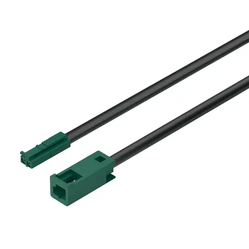 Extension lead, Hafele Loox5 monochrome, 24 V, 18 AWG 39 3/8" for Loox5 monochrome lights and other 2-wire devices and distributors, Length: (39 3/8") 1000 mm