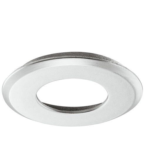 Round Recessed Mount Trim Ring, for Hafele Loox and Hafele Loox5 LED drill hole diameter 35 mm round round, Silver colored Silver colored