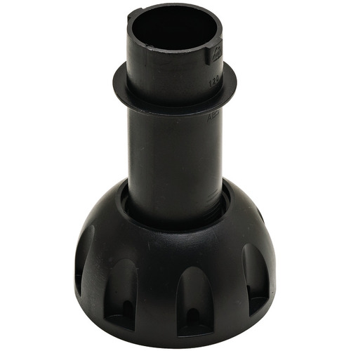 Adjustment Foot/Tube, diameter 78 mm 4 3/4" 120 mm (4 3/4") base height Black