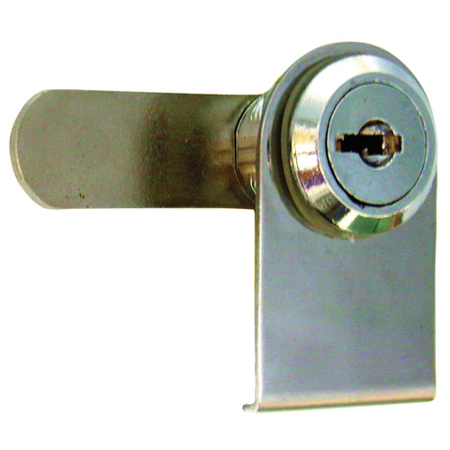 Glass Door Lock Keyed alike Chrome-plated