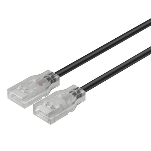 Interconnecting lead, Hafele Loox5, for LED silicone strip light, monochrome, 8 mm (5/16") 2000 mm 78 3/4" IP44, Length: 2000 mm (78 3/4"), 5 A/18 AWG