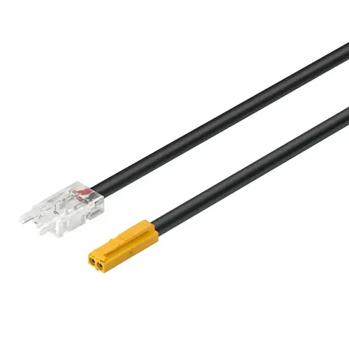 Hafele 833.95.700 Lead, Hafele Loox5 for LED strip light monochrome 8 mm (5/16"), AWG 18 2000 mm 78 3/4" Also for constant current strip lights, Length: 2000 mm (78 3/4"), 5 A/18, 12V