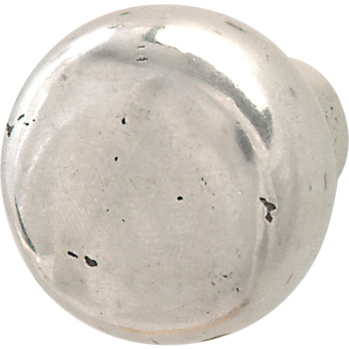 Knob, Arcadian Bronze, Silver colored, Height: 32 mm, Knob diameter: 35 mm Silver colored