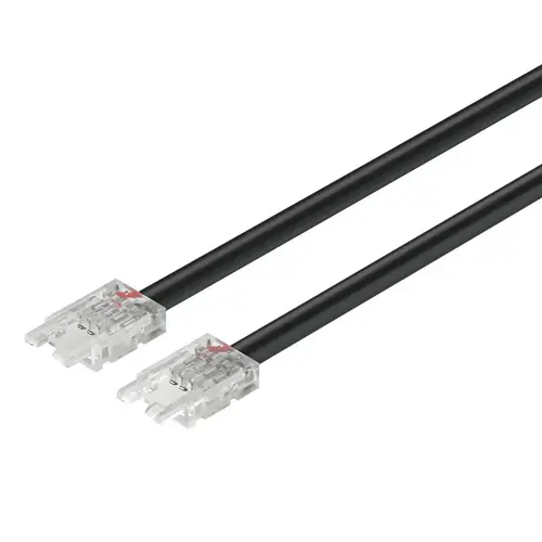 Interconnecting lead, for Hafele Loox5 LED strip light 10 mm, 4-pin (RGB) 500 mm 19 11/16" Clip width 12 mm, Length: 500 mm (19 11/16"), 3.5 A, 20 AWG