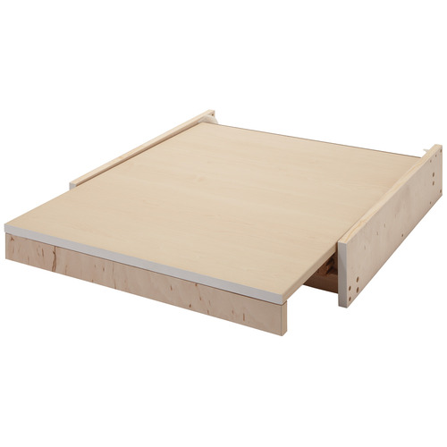 Pull-Out Table System, Rapid For cabinet width 600 mm, Maple Maple, Table top: coated