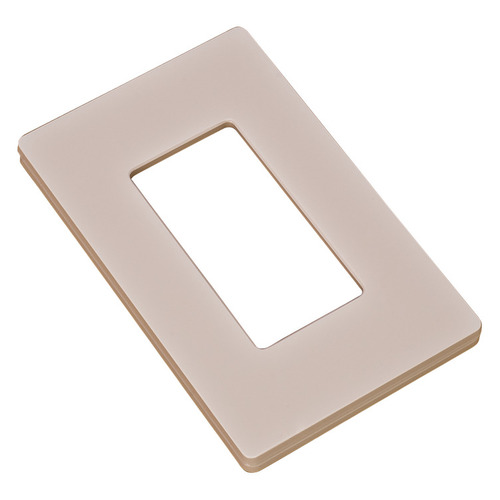 Wall Plate, Diva Light almond almond coloured