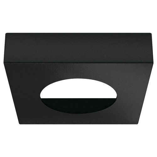 Surface Mounted Housing Trim Ring, for Loox LED 2025/2026, 2091/3091, 2092/3092 square Square, Black Black