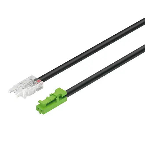 Adapter lead, For LED Strip Lights With Loox5 Clip Loox5 LED strip light 8 mm monochrome 10 mm 1 x Clip, Loox5 LED strip light 8 mm monochrome 1 x plug, Loox 2-pole 24 V Also for constant current strip lights, Length: (78 3/4") 2000 mm