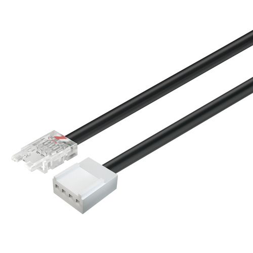 Adapter lead, For LED Strip Lights With Loox5 Clip Loox5 LED strip light 10 mm RGB 12 mm 1 x Clip, Loox5 LED strip 10 mm RGB 1 x plug, Loox 4-pin RGB for connecting to driver or color mixer, 3.5 A, clip width 10 mm, Length: (78 3/4") 2000 mm