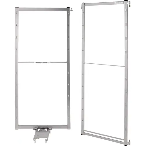 Tandem Chef's Pantry, for 46" Cabinet Frame Frame clearance: 15" Interior clearance: 16 1/2" 15" 15" Silver, width 15" Silver, powder-coated