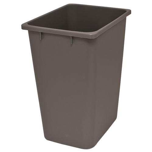 Replacement Waste Bin, for Kessebhmer Wire and Wood Framed Waste Pull-Out Units 36 qt 356 x 267 x 450 mm 18" 14" Gray, 36 qt bin Gray