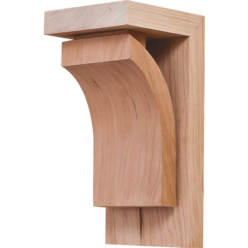 Corbel, 2 7/8" x 6" x 3" Cherry Cherry Prairie Collection, Cherry Unfinished