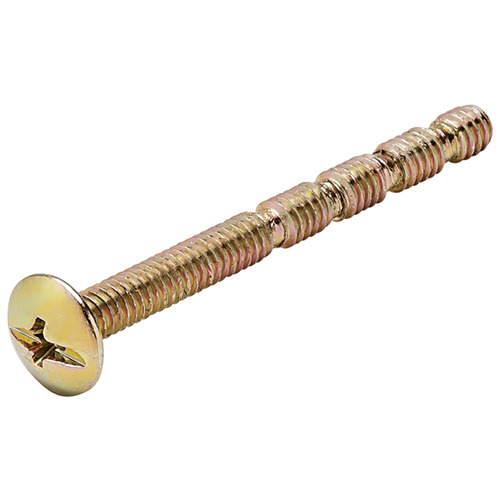 Decorative Hardware Screw, 8-32, Cut Off Length 8-32x (3/4 - 1 3/4") 19-45; 100 pcs Yellow chromated