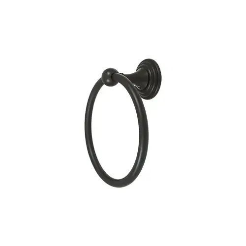 6" Towel Ring, 98C Series, Solid Brass Oil Rubbed Bronze