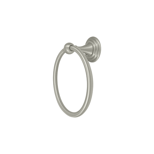 6" Diameter 98C Series Classic Towel Ring Satin Nickel