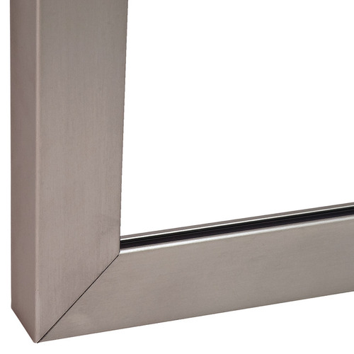 Aluminum Door Frame Profile, Cut-To-Size Silver colored anodized Silver colored, anodized