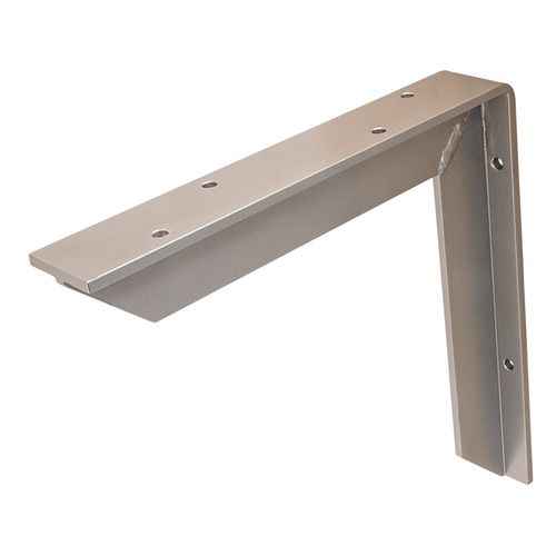 Countertop Support Bracket, Aluminum Powder chrome, 18 x 18" (L x H), 450 lbs per bracket