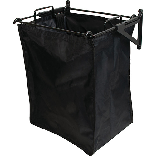 Hafele 547.43.311 Tilt-Out Hamper, with Removable Black Bag, TAG Synergy Collection 1 18" 18" wide, 1 large bag Black, Epoxy-coated