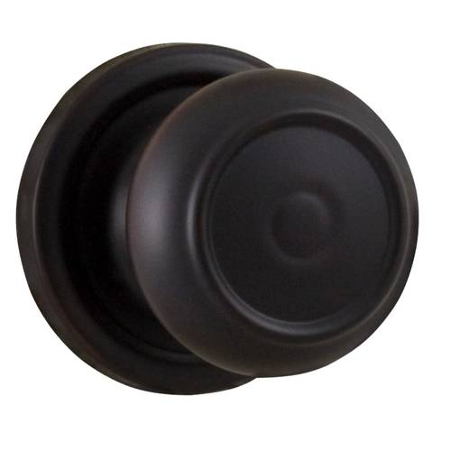 Savannah Privacy Lock with Adjustable Latch and Full Lip Strike Oil Rubbed Bronze Finish