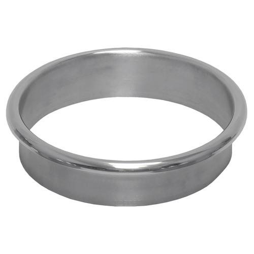 Grommet, Round Trash Ring 2" 8" For workplace organization, 2" deep; 8" diameter satin-finish