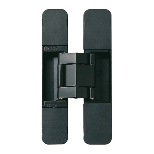 Concealed Hinge, 3-way Adjustment HES3D-W190BL-UL With wide throw With Wide Throw, Black Black