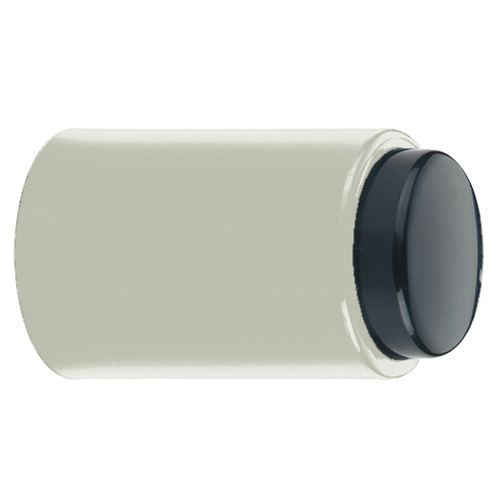 Door Stop, Wall Mounted, Spring Loaded 4 1/8" 4 1/8" 105 mm Projection: 105 mm, light gray Light gray