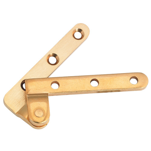 Corner Pivot Hinged, Cranked, 180 degree Opening Angle Opening angle 180 degree , Length: 70 mm (2 3/4") Matt Pair