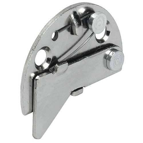 Drawer Catches, for central locking rotary cylinder For central locking systems, Right hand Nickel plated, Nickel-plated