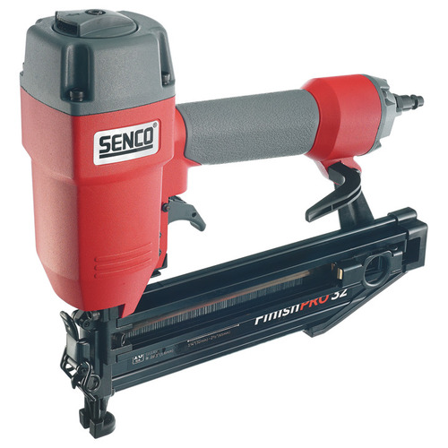 2 1/2" Angled 34 degree Finish Nailer, Finish Pro 42XP Senco Red Gray Black