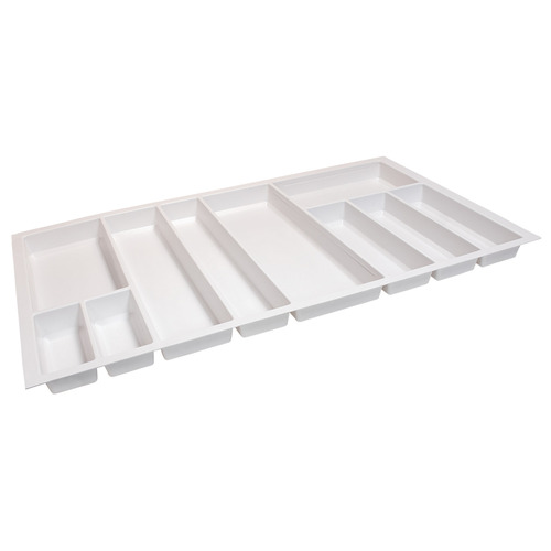 Sky Cutlery Tray, for 21" and 21 11/16" Deep Drawer, Plastic 520 - 540 mm 910 - 950 mm textured white; trimmable width: 910 - 950 mm (35 13/16 - 37 3/8") White