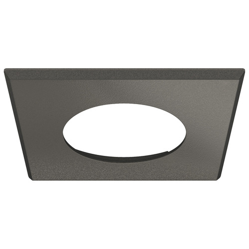 Recess Mounted Housing Trim Ring, for Loox LED 2025/2026 square square, Anthracite Anthracite colored