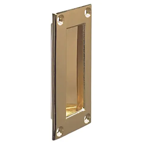 Flush Pull, for Sliding Doors, 68.5 mm, Recess Suitable for sliding and folding timber doors, Polished Nickel plated, matt