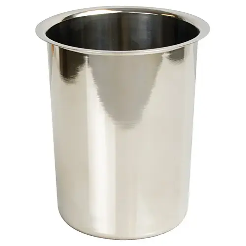 Storage Container, Round 1.25 qt size pot mirror finish, 1.25 qt pot Mirror